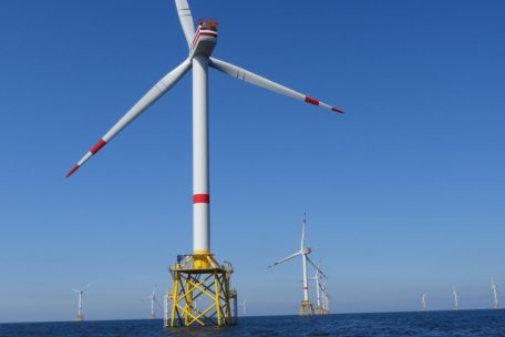 Windräder vor der belgischen Küste