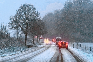 Luxemburg / Schnee sorgt für rund 80 Unfälle und blockierte Straßen – und das Wetter bleibt wohl wild