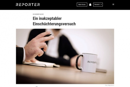 Cenaro-Affäre / Reporter.lu prangert Einschüchterungsversuch an