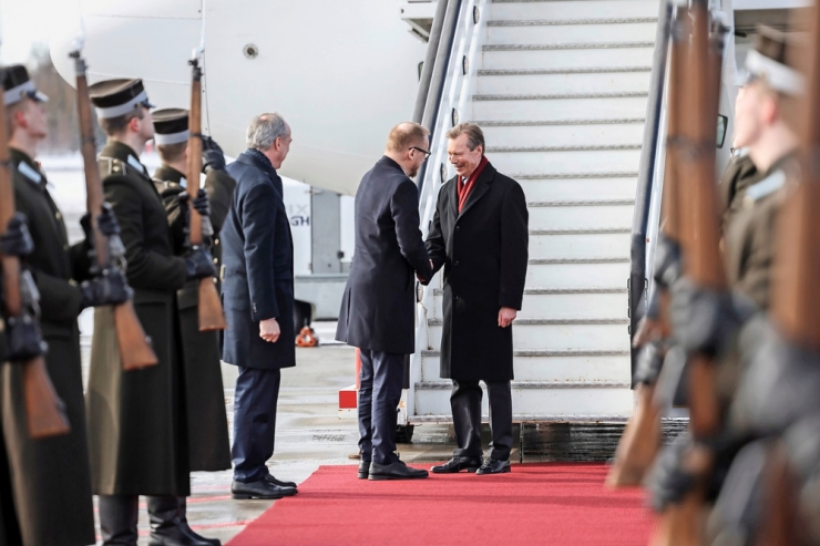 Baltikum / Besuch am Rande des Krieges: Großherzog Henri ist auf Staatsvisite in Lettland