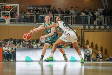 Hostert und D&uuml;delingen sorgten im Herbst nicht nur f&uuml;r eine hervorragende Werbung f&uuml;r den Damen-Basketball, sondern standen in der Pokalaff&auml;re auch im Mittelpunkt&nbsp;