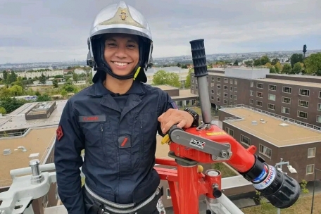 Ein Foto zu Beginn der Karriere: Hier war Kimari noch &bdquo;sapeur de 1re classe&ldquo;