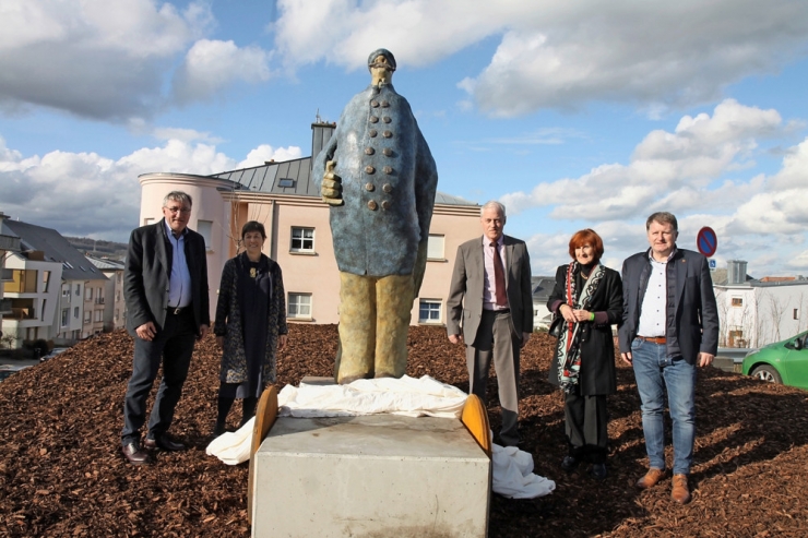 Petingen / Eine Hommage an die Eisenbahner: „Péitenger Wandjang“ feierlich enthüllt