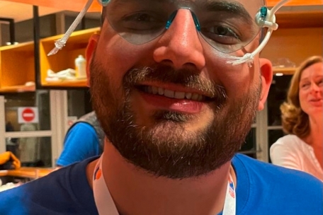 Gilles Polfer mit der Brille zum 25. Pokalsieg