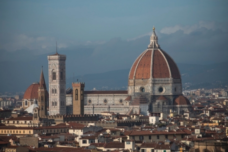 Das Restaurant „Le Mossacce“ ist nur wenige Gehminuten entfernt vom bekannten Dom in Florenz