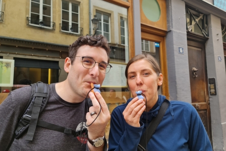 In aller Fr&uuml;h machten sich die Besucher auf den Weg zum Fischmarkt