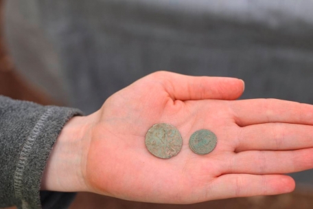 Münzfunde kann man fast überall in Trier machen