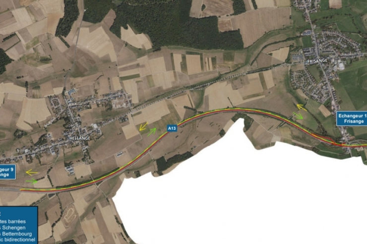 Umleitung am Wochenende / A13 wird zwischen den Kreuzen Hellingen und Frisingen teils gesperrt