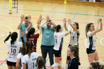 Volleyball / Erstes Finalspiel der Damen: Walferdingen wackelt, fällt aber nicht