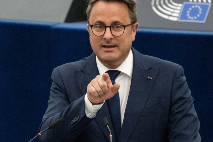 EU-Parlament / Luxemburgs Premierminister Xavier Bettel will eine offene und geeinte EU