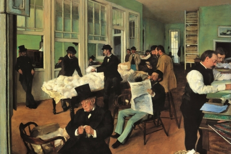 Edgar Degas (1834-1917) Un bureau de coton à la Nouvelle-Orléans, 1873, Huile sur toile 73x92 cm