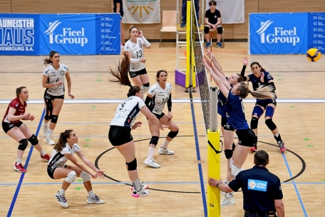 Das zweite Finalspiel zwischen Walferdingen (in Weiß) und Gym wurde im Tiebreak entschieden