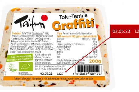 Luxemburg / Lebensmittelbehörde ruft Tofu-Terrine zurück