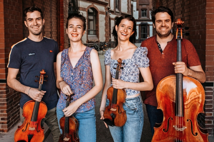 Escher Conservatoire / Streichquartett zum Abendtisch: Erste Ausgabe des „Concert gourmand“