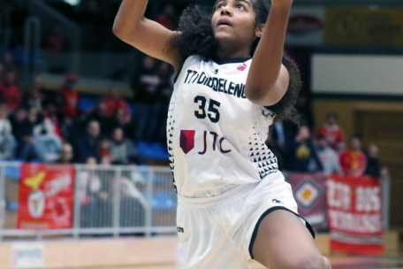 Ehis Etute, das größte Talent im luxemburgischen Basketball, hat in dieser Saison einen weiteren Entwicklungsschritt gemacht