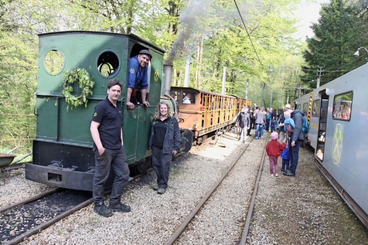 Süden / Die Dampflok rollt wieder: Saisonauftakt der „Minièresbunn“ im Fond-de-Gras