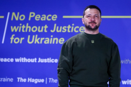 Besuch in Den Haag / Selenskyj fordert Sondertribunal für russischen Angriffskrieg