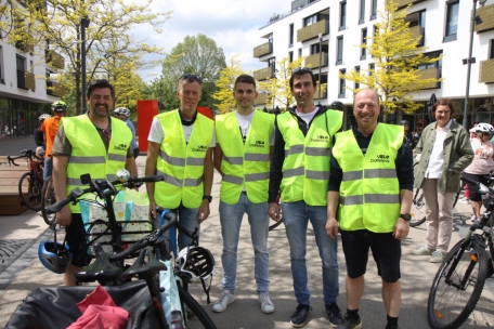 Die Verantwortlichen und Organisatoren der Tour sorgten f&uuml;r den guten Ablauf der Veranstaltung