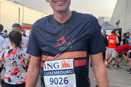 Dario Maric war im Ziel noch immer gut drauf