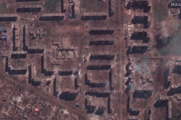 Ukraine-Krieg / Russland verkündet Einnahme von Bachmut, das es zuvor monatelang in Schutt und Asche legte