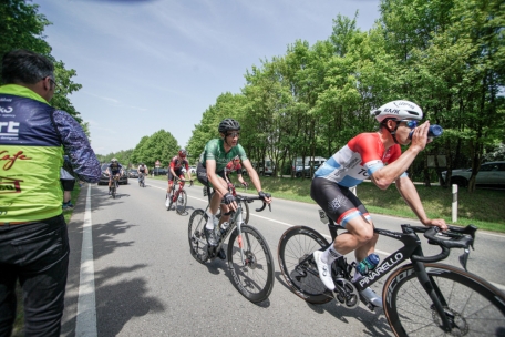 Colin Heiderscheid repr&auml;sentierte das Landesmeistertrikot