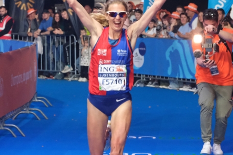 Tetyana Vernygor: Glückliche Semi-Marathon-Siegerin