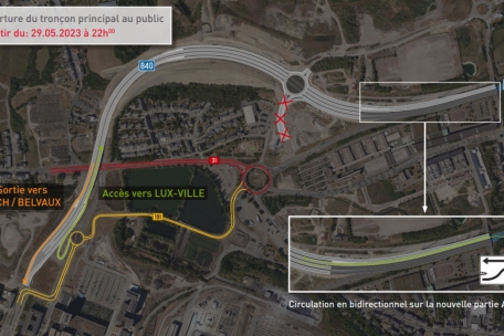 Bis zum&nbsp;Abschluss der Arbeiten am Autobahnkreuz Raemerich gelten die obenstehenden Umleitungen