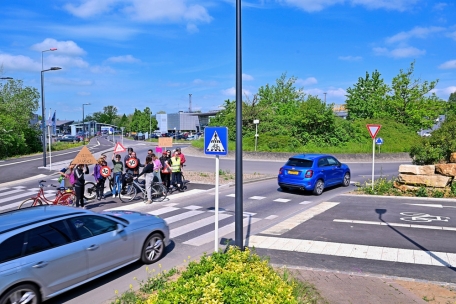 Esch / Achtung Lebensgefahr: Das neue Vëlodukt und seine schlechte Anbindung