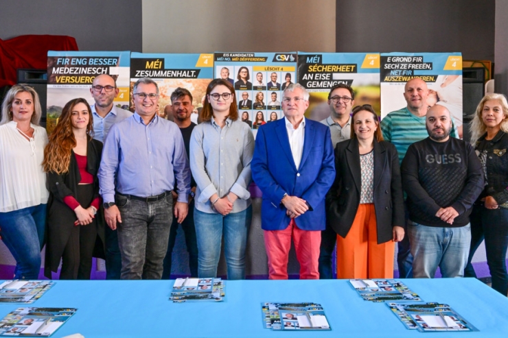 CSV Differdingen / „Mit Teamgeist wollen wir beim Wähler punkten“