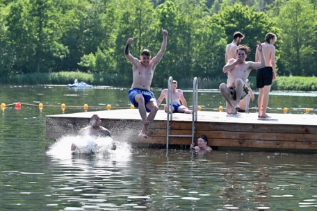 Bildergalerie / Die Badesaison am Echternacher See ist (endlich) eröffnet