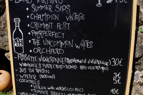 &bdquo;Blind Tasting&ldquo; war angesagt im Domaine Laurent & Rita Kox