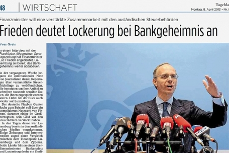 Tageblatt-Artikel aus 2013