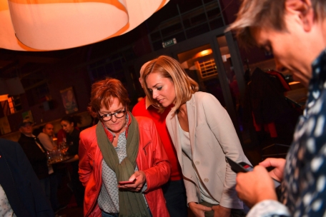 Erdbeben in Esch: Vera Spautz und Taina Bofferding blicken fassungslos auf die Wahlresultate