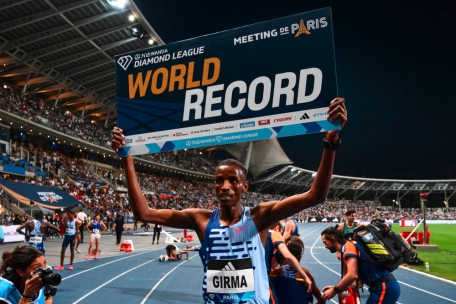 Leichtathletik / Kipyegon und Girma mit Weltrekorden in Paris
