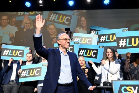 Luc Frieden strebt den Regierungswechsel an