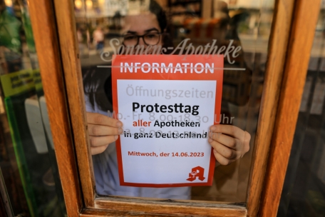 Aus Protest / In Deutschland bleiben am Mittwoch fast alle Apotheken geschlossen