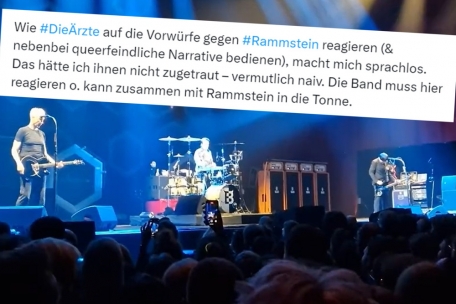 Kontroverse / Nach Auftritt in Luxemburg: Ärzte kriegen viel Ärger für Rammstein-Witze