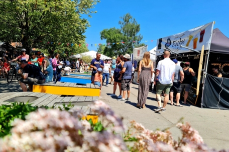 Abk&uuml;hling gef&auml;llig? Daf&uuml;r gab es u.a. hausgemachten Eistee.