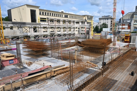 Hollerich / Büro- und Wohnkomplex „Unicity“ entsteht, wo früher die Kaffeerösterei Courtheoux war 