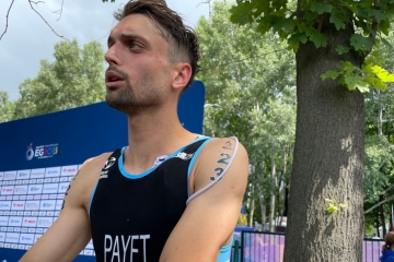 Triathlon / Krämpfe können Gregor Payet beim Comeback nicht stoppen