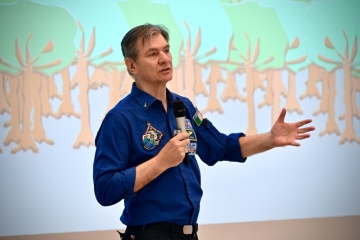 Asteroid Day / Lebensweisheiten eines Raumfahrers: Astronaut Paolo Nespoli zu Gast im Lycée Aline Mayrisch