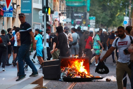 Randale in Marseille am 1. Juli