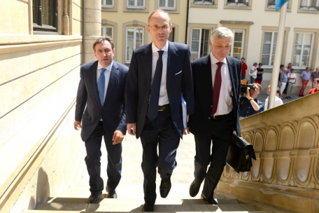 Jean-Marie Halsdorf, Luc Frieden, Claude Wiseler