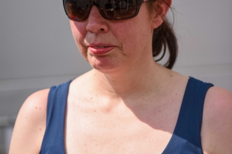 Seit Sonntagmittag ist die Niederländerin Murïel Mulder in Luxemburg, um sich einen guten Platz in der ersten Reihe zu sichern