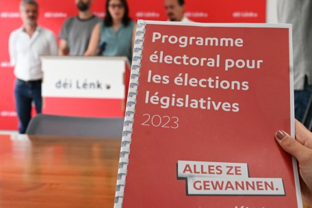 Parlamentswahlen / Keine Angst vor Veränderung: „déi Lénk“ präsentiert ihr Programm für den kommenden Urnengang