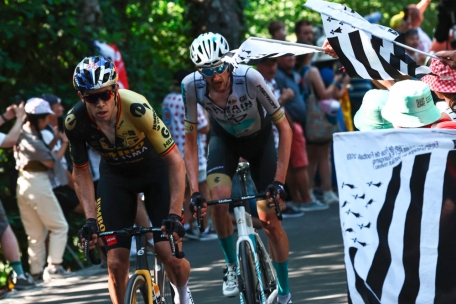 Zwei Wouts, die den Sieg unter sich ausmachten: Van Aert und Poels