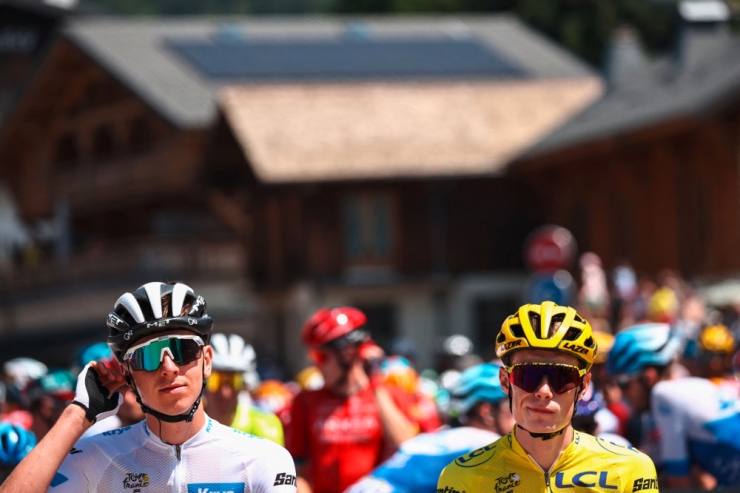 Tour de France / Fernduell der Unzertrennlichen: Vingegaard am Dienstag im Zeitfahren gegen Pogacar