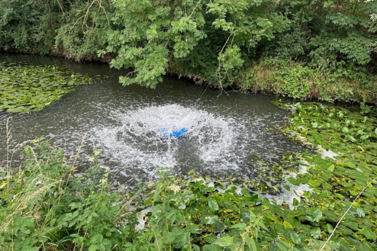 Reckingen/Mess / Rohr verstopft Rohr: Deswegen lief das Abwasser in den Bach