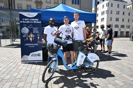 Dem blauen Stadtbike wird einiges abverlangt