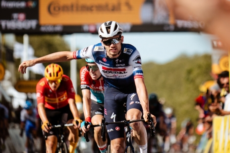 Radsport / Ausreißer Kasper Asgreen gewinnt 18. Tour-Etappe – Ruhiger Tag für Vingegaard